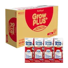 Thùng 48 hộp sữa Nutifood GrowPLUS+ đỏ hộp 180ml (Cho bé Trên 1 tuổi)