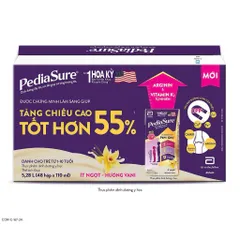 Thùng 48 hộp Pediasure pha sẵn hương vani 110ml/180ml