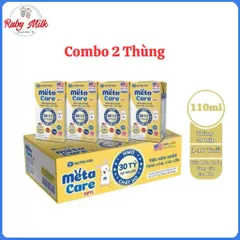 Combo 2 Thùng Sữa Pha Sẵn Nutricare METACARE OPTI Hộp 110ml