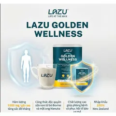 Sữa Non Lazu Golden Wellness - Sữa non kết hợp mật ong MANUKA | Lon 450g Nhập khẩu New Zealand