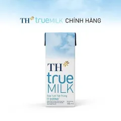 Thùng 48 hộp sữa tươi tiệt trùng ít đường TH true MILK 180ml
