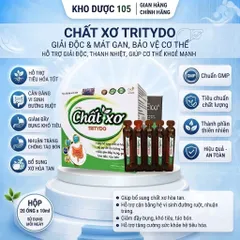 BỔ SUNG CHẤT XƠ TRITYDO hộp 15 ống - Bổ sung chất xơ, nhuận tràng, hỗ trợ giảm táo bón, đầy bụng, khó tiêu