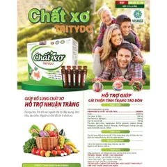 BỔ SUNG CHẤT XƠ TRITYDO hộp 15 ống - Bổ sung chất xơ, nhuận tràng, hỗ trợ giảm táo bón, đầy bụng, khó tiêu