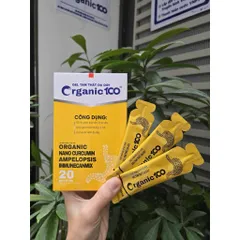 GEL TAM THẤT DẠ DÀY organic100 hộp 20gói x 10ml - Hỗ trợ giảm acid dịch vị dạ dày, giảm ợ hơi ợ chua do viêm dạ dày