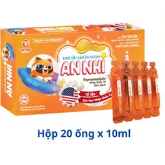 Siro yến sào ăn ngon An Nhi, tăng cân cho trẻ biếng ăn, tăng sức đề kháng, Hộp 20 ống