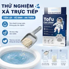 Cát vệ sinh cho mèo siêu vón cục CÁT ĐẤT SÉT Cát Sắn siêu khử mùi ít bụi xả toilet tiện lợi nhanh chóng