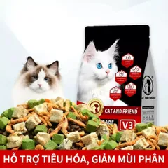Hạt cho mèo CAT AND FRIEND Pet V1 V2 V3 Urinary gói 5KG siêu topping,chăm sóc tiết niệu, hỗ trợ tiêu hóa