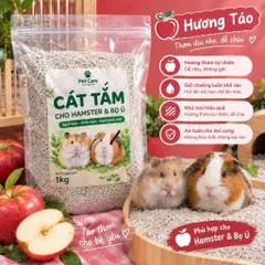 Cát Tắm Cao Cao Cấp Cho Hamster Bọ Ú 1KG 5 Mùi Hương Thơm Dễ Chịu Hỗ Trợ Hút Ẩm Khử Mùi Giữ Chuồng Khô Ráo
