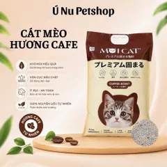 Cát Vệ Sinh Cho Mèo MOI CAT 9L – Cát Đất Sét Vón Cục Khử Mùi, Ít Bụi, Dễ Dọn – 3 Mùi Hương