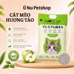 Cát Vệ Sinh Cho Mèo MOI CAT 9L – Cát Đất Sét Vón Cục Khử Mùi, Ít Bụi, Dễ Dọn – 3 Mùi Hương