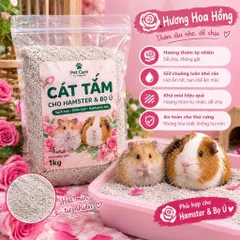 Combo 10 Túi Cát Tắm Cao Cấp Cho Hamster - Combo 10 Túi 1KG - 5 Mùi Hương, An Toàn Lành Tính