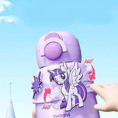 Bình giữ nhiệt hãng Pony, Disney siêu yêu. Bình 2trong1 .Màu sắc hình ảnh siêu đẹp , đáng yêu