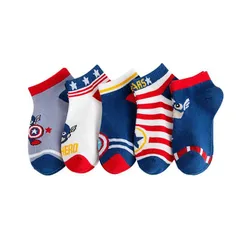 Tất , Vớ Cotton đẹp cho bé hình hoạt hình DISNEY. Dầy dặn họa tiết đẹp .Set vỉ 5 đôi [Ảnh thật, Hàng sẵn]