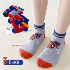 Tất , Vớ Cotton đẹp cho bé hình hoạt hình DISNEY. Dầy dặn họa tiết đẹp .Set vỉ 5 đôi [Ảnh thật, Hàng sẵn]