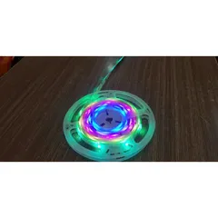 Led dây cuộn 5m 12v  điều khiển remod có bọc keo silicon có keo dán siêu bền và đẹp đơn màu và nhiều màu.