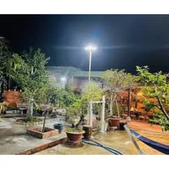 Đèn led năng lượng mặt trời UFO cao cấp 600W, 1000W, Tấm pin liền, Cảm biến chuyển động.