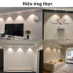 combo 5 Đèn Led Âm Trần COB Đế Xoay 360 Độ 7W/12W/20W/30W Giá Tốt, Dùng Rọi Tường, Soi Tranh