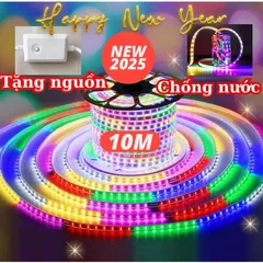 30M Dây Led Nháy Đuổi CHIP 2835 Tặng kèm nguồn trang trí tết trang trí noel chống nước ngoài trời
