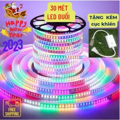 30M Dây Led Nháy Đuổi CHIP 2835 Tặng kèm nguồn Led