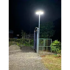 Đèn năng lượng mặt trời UFO 1000W IP67 Không thấm nước 360 ° ánh Sáng Phát Ra Cảm biến chuyển động Ánh sáng trắng