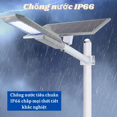 Đèn năng lượng mặt trời,đèn đường bàn chải công suất khủng 300W,500W,600W,vỏ nhôm,có remote,cảm biến, IP67,BH 24 tháng.