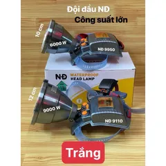 Đèn led đội đầu cao cấp siêu sáng công suất lớn ND 9950 9110 9158 ky8905 ky8906 ky8907 chống nước