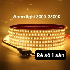 Combo 3M, 5M, 10M kèm nguồn led có keo dây hắc trần, tủ kệ, quấn cây siêu sáng, keo sẵn