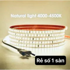 Combo 3M, 5M, 10M kèm nguồn led có keo dây hắc trần, tủ kệ, quấn cây siêu sáng, keo sẵn