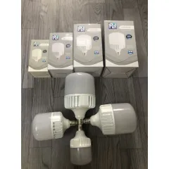 Bóng đèn trụ tản nhiệt nhôm cao cấp 200W 100W 150W - ánh sáng trắng siêu sáng (khối nhôm khía siêu to siêu bền)