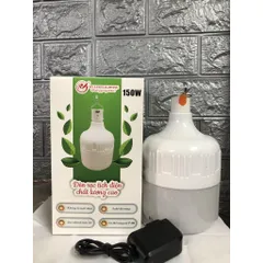 Đèn sạc tích điện siêu sáng 150W MYLINH kèm cục sạc