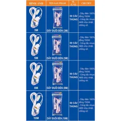 Dây đuôi đèn liền công tắc E27 và dây liền đuôi âm ổ điện PANA 3m 5m 8m 10m chuyên dụng cho bán hàng ,bảo hành 12 tháng