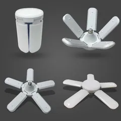 Đèn Led Hình Cánh Quạt 75W 5 Cánh E27 Siêu Tiết Kiệm Điện tặng kèm chui đèn