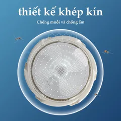 Đèn năng lượng mặt trời ốp trần 800w, 600w,300w, Chip 5730 Siêu Sáng, Hình và Video Thực Tế