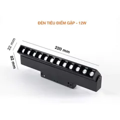 Bộ Đèn Ray Nam Châm, Đèn Rọi Ray Spotlight, Tán Quang, Tiêu Điểm Sử Dụng Chip Led Osram Siêu Sáng Và Tiết Kiệm Điện 901178