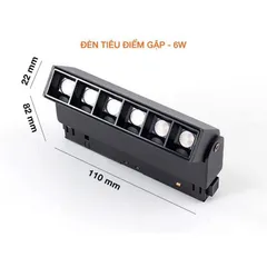 Bộ Đèn Ray Nam Châm, Đèn Rọi Ray Spotlight, Tán Quang, Tiêu Điểm Sử Dụng Chip Led Osram Siêu Sáng Và Tiết Kiệm Điện 901178
