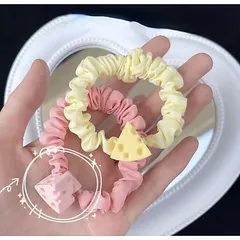 Cột tóc cute hình phô mai/ Chesse đơn giản mang phong cách ngọt ngào❤️😍 🧀( giao hàng nhanh chóng)