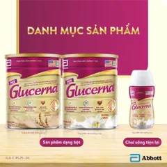 Sữa bột dành cho người bị tiểu đường Glucerna Abbott 800g Hương Lúa mạch