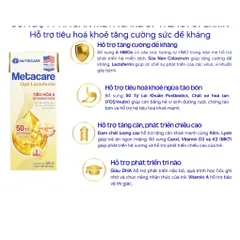 Thùng 24 Hộp Sữa Bột Pha Sẵn METACARE OPTI LACTOFERRIN Hỗ Trợ Tiêu Hoá Khoẻ 50 Tỷ Lợi Khuẩn Tăng Cường Đề Kháng Từ 1 Tuổ