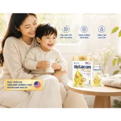 Thùng 24 Hộp Sữa Bột Pha Sẵn METACARE OPTI LACTOFERRIN Hỗ Trợ Tiêu Hoá Khoẻ 50 Tỷ Lợi Khuẩn Tăng Cường Đề Kháng Từ 1 Tuổ