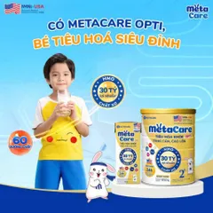 Combo 2 Thùng 48 hộp sữa bột pha sẵn Nutricare Metacare Opti 110ml tiêu hóa khỏe, tăng cân, cao lớn