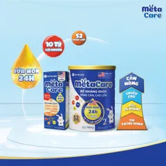 [Hỏa Tốc HCM] Thùng 48 hộp sữa bột pha sẵn Metacare Eco 110ml Nutricare cho bé đề kháng khỏe, tăng cân cao lớn