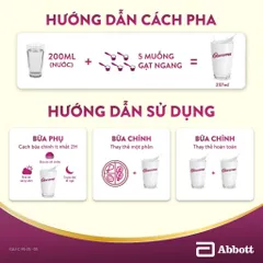 Combo 3 Lon Sữa bột dành cho người bị tiểu đường Glucerna Abbott 800g Hương Vani