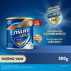 Sữa bột Ensure Gold Abbott hương vani (HMB) 380g - Rubymilk276