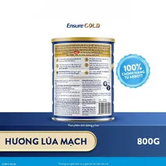 Combo 2 Lon Sữa bột Ensure Gold Abbott hương lúa mạch 800g - Rubymilk276