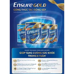 Combo 2 Lon Sữa bột Ensure Gold Abbott hương lúa mạch 800g - Rubymilk276