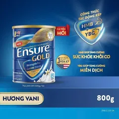 Combo 3 Lon Sữa bột Ensure Gold Abbott hương vani 800g - Rubymilk276