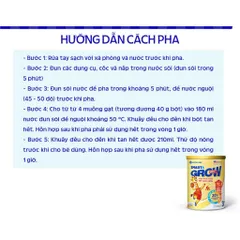 Sữa Bột Nutricare SMARTA GROW OPTI 3+ Bé Tăng Chiều Cao Phát Triển Trí Não Tăng Cân Tăng Sức Đề Kháng - Rubymilk276