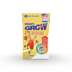 Thùng 48 Hộp Sữa Dinh Dưỡng Pha Sẵn Nutricare Smarta Grow Opti 110ml - Rubymilk276