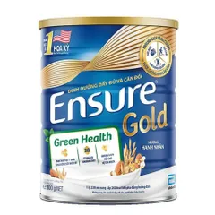Combo 2 lon Sữa bột Ensure Gold Green Health Đạm thực vật hương Hạnh nhân 800g - Rubymilk276