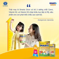 Thùng 48 hộp sữa bột pha sẵn Nutricare Smarta Grow Opti 110ml dinh dưỡng cho trẻ thấp còi ( Giao mẫu ngẫu nhiên )